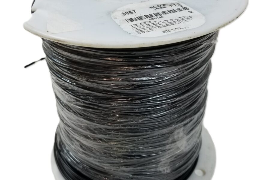 NEW LISTING! FREE SHIPPING! 1000′ Alpha 3057 BK001 16AWG Stranded HookUp Wire Black PVC UL1007/1569 300V NEW