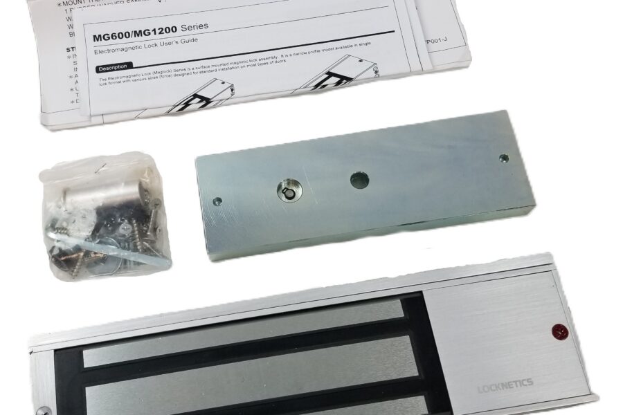 NEW LISTING! FREE SHIPPING! Locknetics MG1200 Electromagnetic Lock 1200lbs Holding Force 12/24Vdc NEW