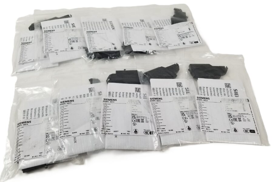 NEW LISTING! FREE SHIPPING! 10 Siemens 3VA9978-0AA12 Auxillary Switch SENTRON 3A 240Vac 250Vdc 2-Slot NEW