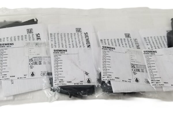NEW LISTING! FREE SHIPPING! 5 Siemens 3VA9978-0AA12 Auxillary Switch SENTRON 3A 240Vac 250Vdc 2-Slot NEW NEW LISTING! FREE SHIPPING! 5 Siemens 3VA9978-0AA12 Auxillary Switch SENTRON 3A 240Vac 250Vdc 2-Slot NEW