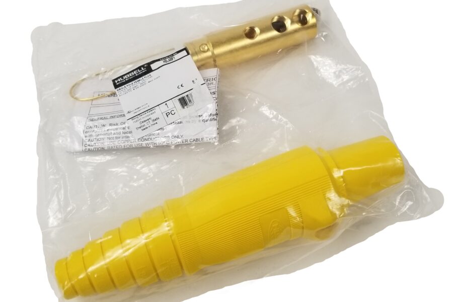 NEW LISTING! FREE SHIPPING! Hubbell HBL400FY Single Conductor Double Set Screws 400A 600V Female Plug NEW