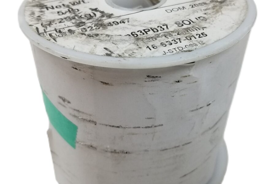 NEW LISTING! FREE SHIPPING! 5lb Kester 16-6337-0125 Solder .125″ 3.2mm 63/37 Sn63 Pb37 Solid 8AWG 2.26kg NEW