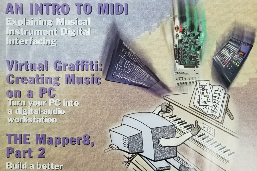 NEW LISTING! FREE SHIPPING! Poptronics Magazine January 2003 Intro to MIDI Spintronics LM339 Circuits Flash