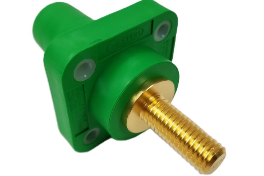NEW LISTING! FREE SHIPPING! 10ct Hubbell HBLFRSGN Panel Mount Receptacle Fem. 300/400A 600V Thread Stud NEW