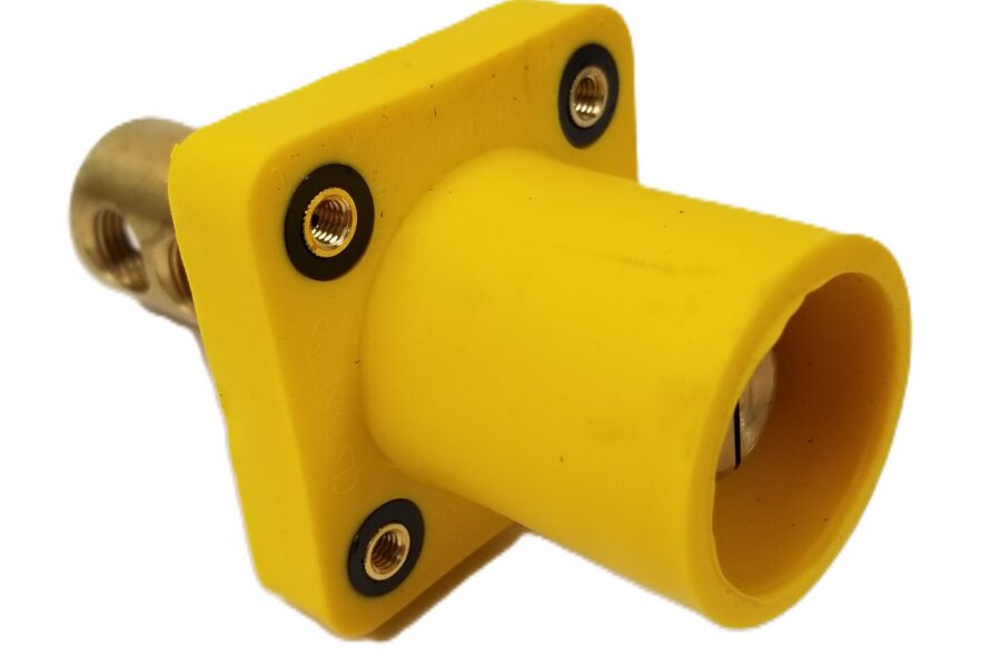 NEW LISTING! FREE SHIPPING! Marinco CLS40MRB-H Panel Mount Receptacle Male 400A 600V Dbl Set Screw NEW