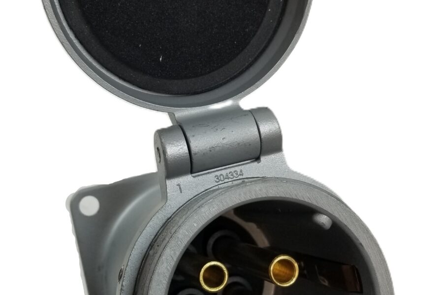 NEW LISTING! FREE SHIPPING! Appleton ADR1034RS Spring Door & Screw Cap 3W4P Receptacle 100A 600VAC NEW