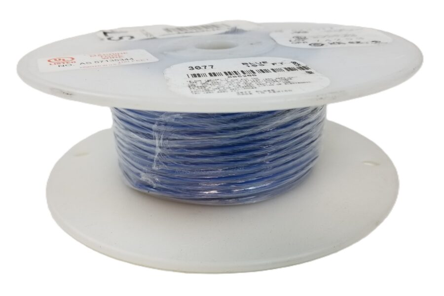 NEW LISTING! FREE SHIPPING! 100ft AlphaWire 3077 BL005 Hook-Up Wire 16 AWG 300V 26/30 Strand Blue NEW
