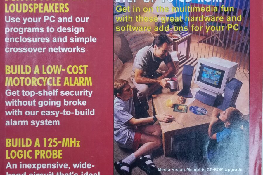 NEW LISTING! FREE SHIPPING! Popular Electronics Magazine February 1994 Build Motorcycle Alarm Logic Probe