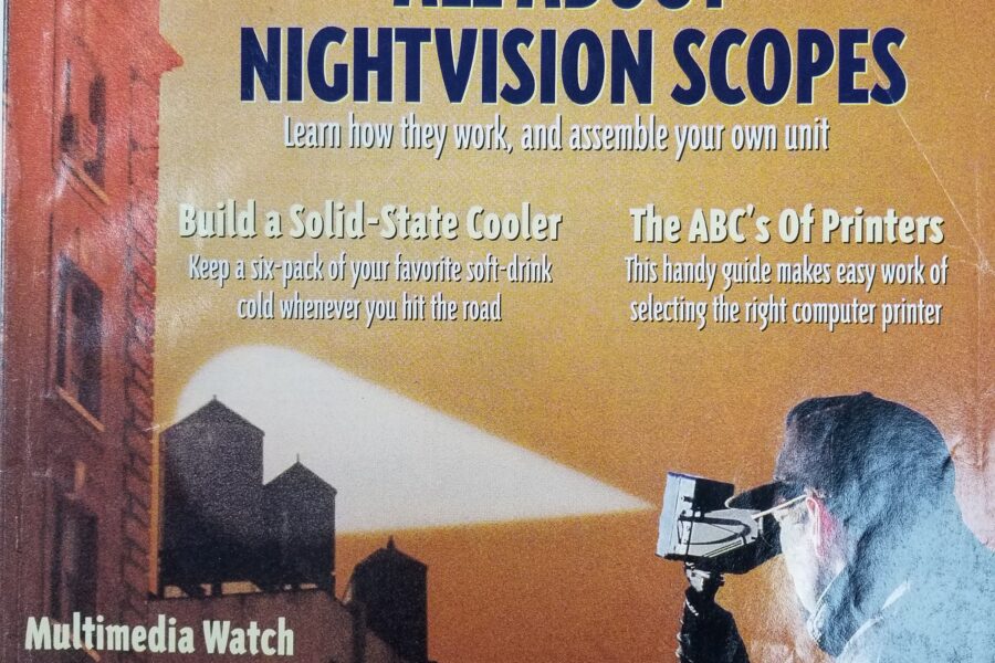 NEW LISTING! FREE SHIPPING! Popular Electronics Magazine April 1994 Build a Solid-State Cooler ABCs of Print
