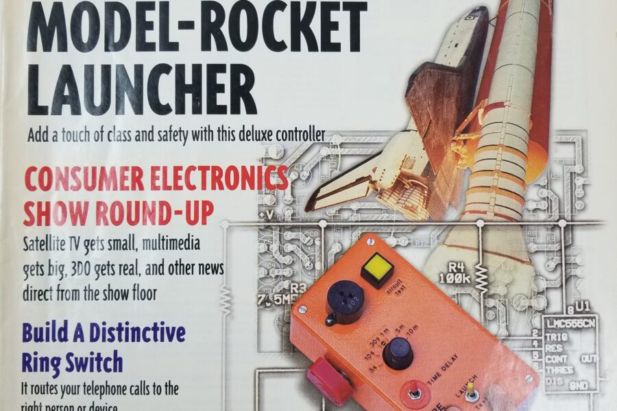 NEW LISTING! FREE SHIPPING! Popular Electronics Magazine May 1994 Model-Rocket Launcher Remote Control Relay