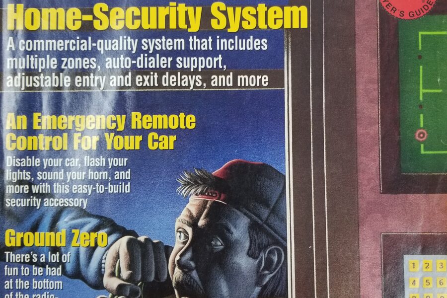NEW LISTING! FREE SHIPPING! Popular Electronics Magazine October 1994 HomeSecurity System Car Remote Control