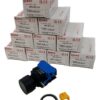 NEW LISTING! FREE SHIPPING! 10 IDEC HW1B-M1F10-B Pushbutton Switch Black 1NO Flush Momentary Panel Mnt 22mm