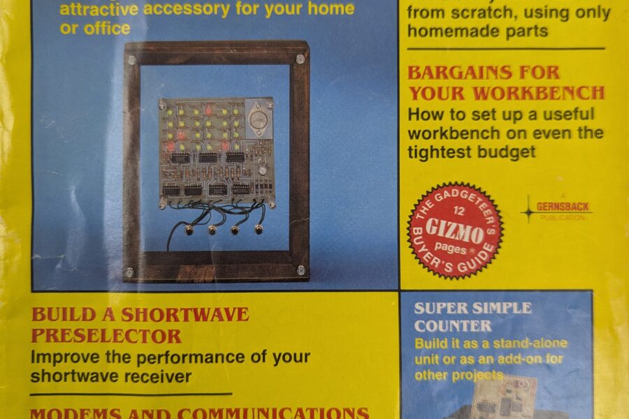 NEW LISTING! FREE SHIPPING! Popular Electronics Magazine January 1991 Build a Counter Build your own Radio