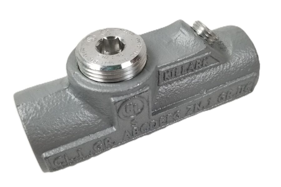 NEW LISTING! FREE SHIPPING! Hubbell Killark ENY-1M Seal Fitting Iron 1/2″ Female/Female NEW