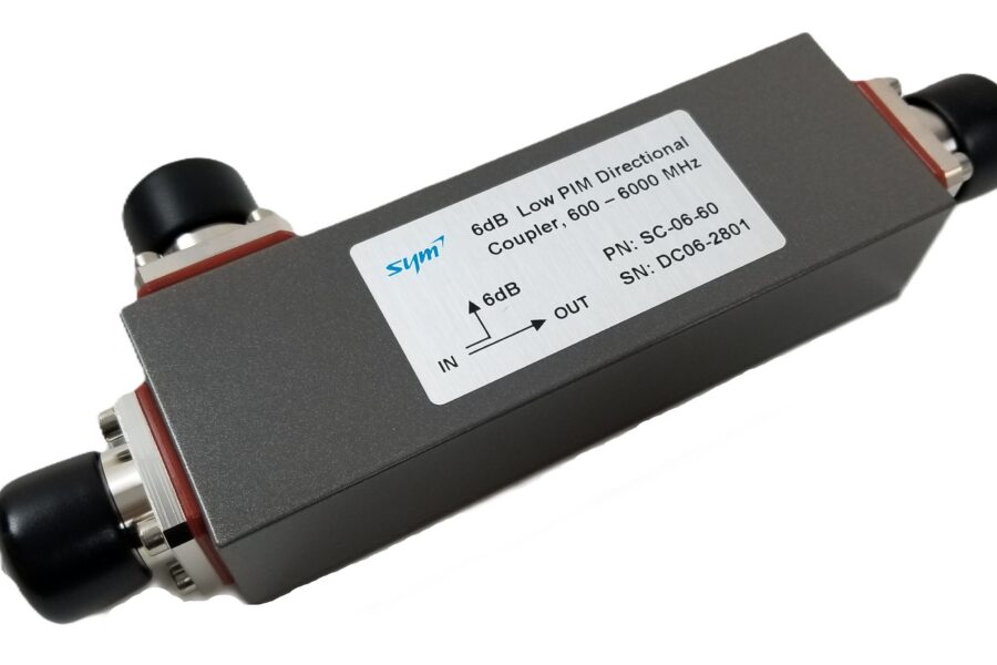 NEW LISTING! FREE SHIPPING! SYM Technology SC-06-60 6dB Directional Coupler 600-6000MHz 4.3-10 Female 300W