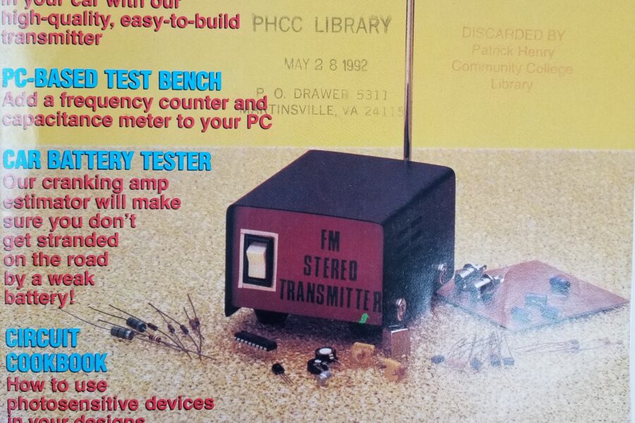 NEW LISTING! FREE SHIPPING! Radio-Electronics Magazine July 1992 Build Stereo Broadcaster Photo Cookbook