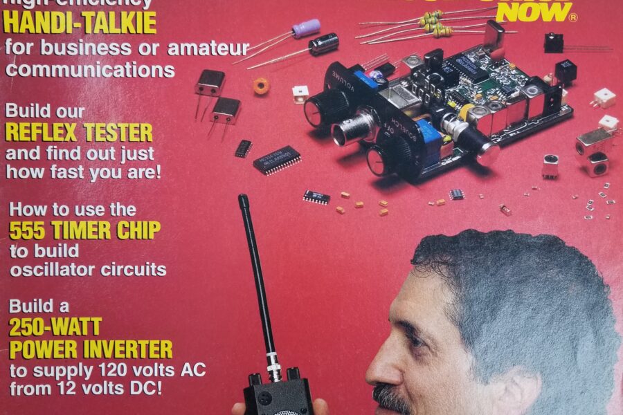 NEW LISTING! FREE SHIPPING! Radio-Electronics Magazine October 1992 Build Reflex Tester 250-Watt Inverter