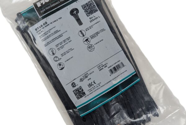 NEW LISTING! FREE SHIPPING! 100 Panduit BT2S-C0 Cable Ties 8inch Stainless Steel Barb 50lb DOME-TOP NEW