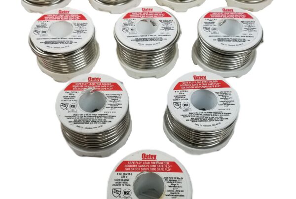 NEW LISTING! FREE SHIPPING! Oatey 29024 Safe-Flo Solder 5lb Lead Free Silver Bearing Potable Water Pipe HVAC
