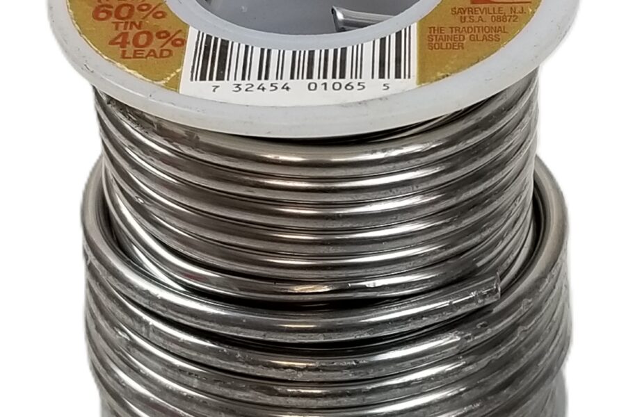 NEW LISTING! FREE SHIPPING! 1lb Canfield Stained Glass Quality Solder 60/40 .125inch Diameter Solid Wire NEW