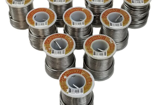 NEW LISTING! FREE SHIPPING! 10lb Canfield Stained Glass Quality Solder 60/40 .125inch Diameter Solid WireNEW