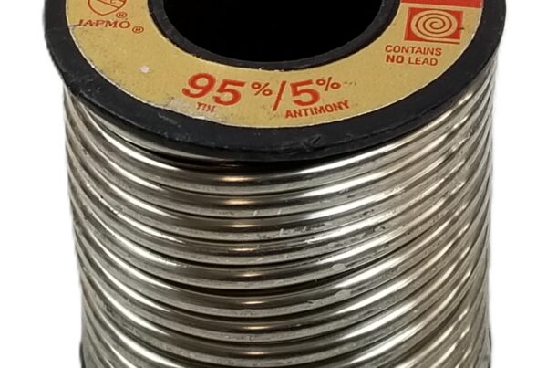 NEW LISTING! FREE SHIPPING! 1lb Canfield 95/5 Lead Free Solder .125″ Diameter Solid SW9501125CP Made in USA