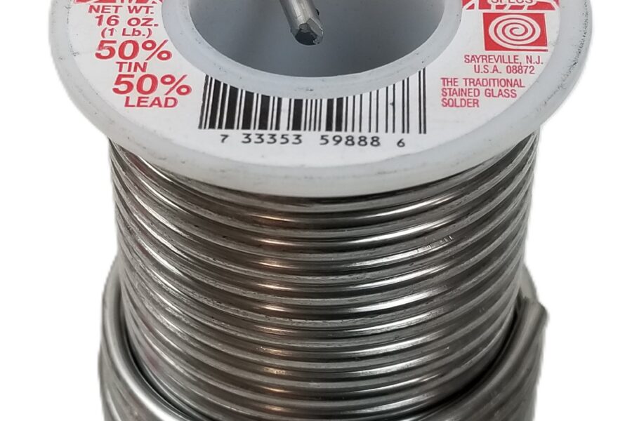 NEW LISTING! FREE SHIPPING! 1lb Canfield Stained Glass Solder 50/50 .125″ Diameter Solid WBCAN5050S125 NEW