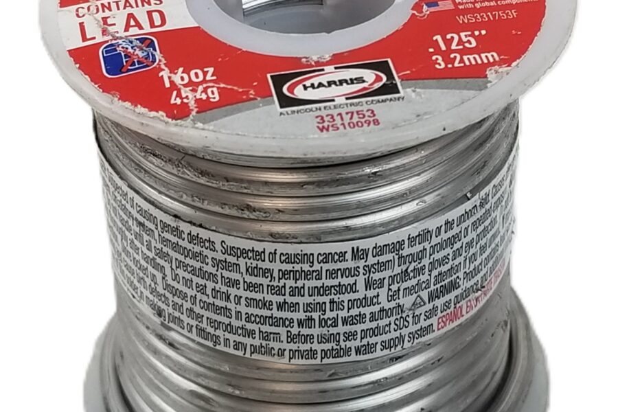 NEW LISTING! FREE SHIPPING! 1lb Worthington Harris 331753 WS10098 Solder 50/50 .125inch 3.2mm Diameter NEW
