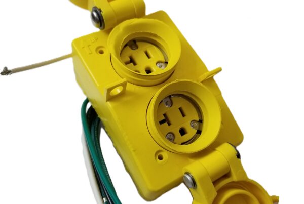 NEW LISTING! FREE SHIPPING! Molex Woodhead 1301460125 Watertite Extreme Duplex Receptacle NEMA 5-20 20A 125V