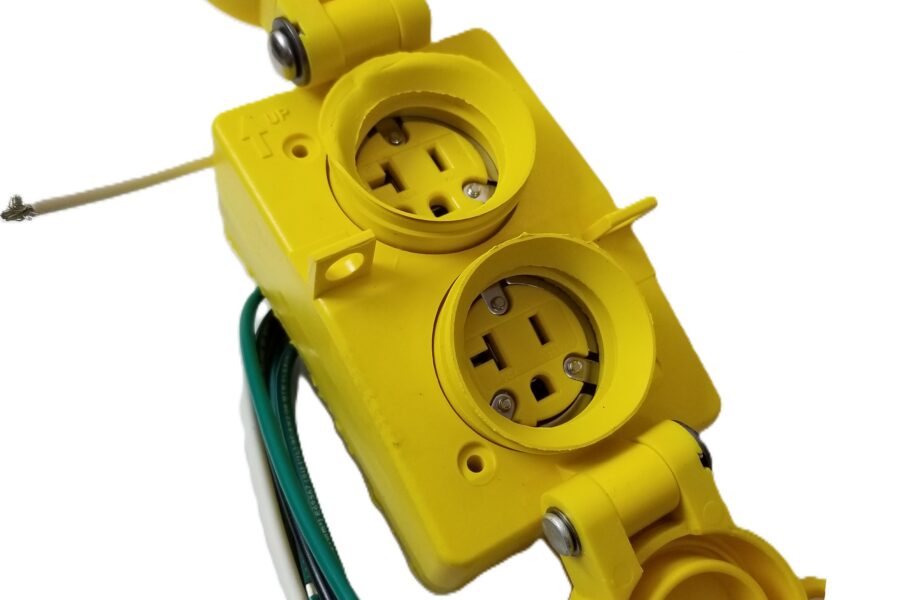 NEW LISTING! FREE SHIPPING! Molex Woodhead 1301460125 Watertite Extreme Duplex Receptacle NEMA 5-20 20A 125V
