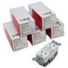 NEW LISTING! FREE SHIPPING! 5 Legrand Pass&Seymour NTL885TRW Radiant 15A Tamper Resistant Night Light Outlet