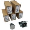 NEW LISTING! FREE SHIPPING! 5 Schneider XB4BVM1 White LED Pilot Light Panel Mount 22mm  230-240Vac Metal NEW