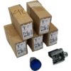 NEW LISTING! FREE SHIPPING! 5 Schneider XB4BVM6 Blue LED Pilot Light Panel Mount 22mm  230-240Vac Metal NEW