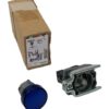 NEW LISTING! FREE SHIPPING! Schneider XB4BVM6 Blue LED Pilot Light Panel Mount 22mm  230-240Vac Metal NEW