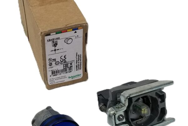 NEW LISTING! FREE SHIPPING! Schneider XB4BVM6 Blue LED Pilot Light Panel Mount 22mm  230-240Vac Metal NEW