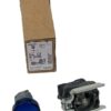 NEW LISTING! FREE SHIPPING! Schneider XB4BVB6 Blue LED Pilot Light Panel Mount 22mm 24Vac/Vdc Metal NEW